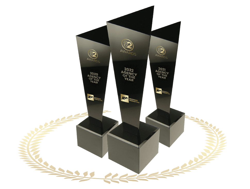 Transiris Marketing - ANA Agency of the Year awards for 2020, 2021, and 2022